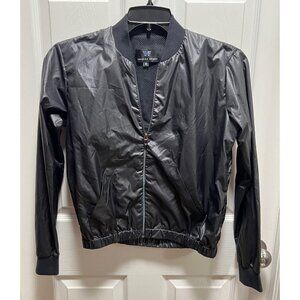 Heroine Sport‎ | Black Windbreaker Bomber Jacket Sz M